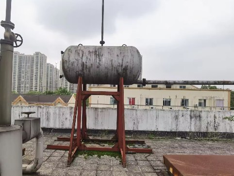 化工设备报废鉴定现场图